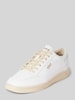 Gant Sneakers van leer met vetersluiting Wit