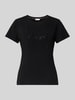 LIU JO SPORT T-shirt met strass-steentjes Zwart