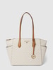 MICHAEL Michael Kors Shopper met labeldetail, model 'MARILYN' Ecru