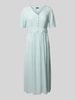 Pieces Tailliertes Freizeitkleid aus reiner Viskose Modell 'TALA' Hellblau