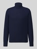 Selected Pullover met col Donkerblauw