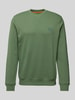 BOSS Orange Sweatshirt met labelpatch, model 'Westart' Groen