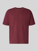 Marc O'Polo DENIM Relaxed Fit T-Shirt aus reiner Baumwolle Bordeaux