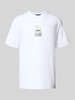 BOSS Green Regular Fit T-Shirt aus Baumwoll-Mix Weiss