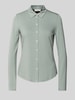 Marc O'Polo Blouseshirt met platte kraag Mintgroen