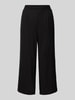 Vero Moda Loose fit culotte van een mix van viscose en linnen, model 'MYMILO' Zwart