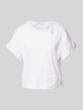 Marc Cain T-Shirt mit Eingrifftasche Weiss