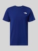 The North Face T-Shirt mit Label-Print Modell 'Evolution' Dunkelblau