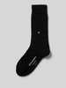 Burlington Socken mit Logo-Applikation Modell 'Orkney' Black