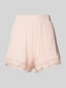 Skiny Pyjama-Shorts mit Spitzenbesatz Rose