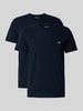 Emporio Armani T-Shirt mit V-Ausschnitt im 2er-Pack Dunkelblau