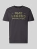 PME Legend T-shirt z okrągłym dekoltem i nadrukiem z logo labelu Antracytowy