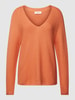 s.Oliver RED LABEL Gebreide pullover met V-hals, model 'Otto' Koraal