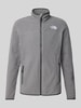 The North Face Sweatjack met opstaande kraag Grafiet