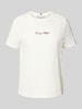 Tommy Hilfiger T-shirt o kroju regular fit z czystej bawełny Écru