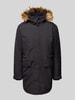 Icepeak Parka mit Kunstfellbesatz Modell 'ALAMOS' Black