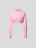 Livincool Sweatshirt im cropped Design Pink