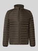 NAUTGÅRD Regular Fit Jacke in Stepp-Optik Dunkelgruen