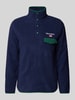 Polo Sport Sweter z dzianiny z wyhaftowanym logo Ciemnoniebieski