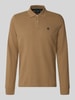 MCNEAL Regular Fit Poloshirt aus reiner Baumwolle Taupe
