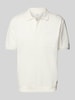 s.Oliver RED LABEL Relaxed Fit Poloshirt aus reiner Baumwolle Weiss