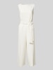 Betty Barclay Regular Fit Jumpsuit mit Bindegürtel Offwhite