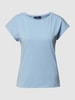 Weekend Max Mara T-shirt met ronde hals, model 'Multie' Lichtblauw