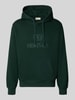 JACK & JONES Hoodie aus Baumwoll-Mix Modell 'FREDERIKS' Dunkelgruen