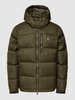 Polo Ralph Lauren Daunenjacke mit Label-Stitching Modell 'EL CAP' Olivgrün