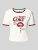 Only Regular fit T-Shirt met Coca Cola®-print, model 'COCA COLA LIFE' Bordeaux