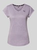 Puma T-Shirt mit Logo-Print Modell 'TRAIN FAV HEATHER CAT' Flieder