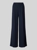 Lauren Ralph Lauren Wide Leg Bundfaltenhose mit Gürtelschlaufen Modell 'KIRAHN' Marine