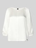 Marc Cain Shirtblouse van zijde met 3/4-mouw Offwhite