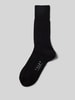 Falke Socken mit Label-Detail Modell 'LHASA' Black