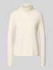 Christian Berg Woman Gebreide pullover van puur kasjmier Offwhite