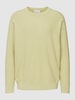 CK Calvin Klein Pullover in Ripp-Optik Modell 'REVERSED OTTOMAN TEXTURE' Hellgrün