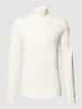 Drykorn Longsleeve mit Rollkragen Modell 'Mauritio' Offwhite