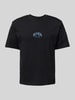 REVIEW T-Shirt mit Label-Print Black