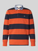 Gant Sweatshirt mit Polokragen Orange
