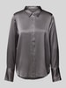 (The Mercer) N.Y. Blouse met knoopsluiting Zilver