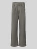 PEGADOR Loose fit sweatpants van katoenmix met labeldetail Donkergrijs
