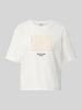 Weekend Max Mara Pudełkowy krój t-shirt z czystej bawełny model 'SALA' Biały