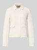 White Label Slim fit blazer van katoenmix Offwhite