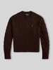 Polo Ralph Lauren Regular Fit Strickpullover aus Woll-Kaschmir-Mix Schoko