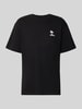 ONLY & SONS Oversized t-shirt z czystej bawełny model 'PEANUTS' Czarny