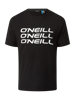 ONeill T-shirt van katoen, model 'Triple Stack'  Zwart