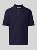 Only & Sons Regular fit poloshirt met broderie anglaise, model 'MOON' Marineblauw