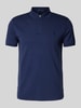 Polo Ralph Lauren Custom Slim Fit Poloshirt mit Logo-Stitching Modell 'INTERLOCK' Marine