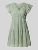 Only Leicht ausgestelltes Spitzenkleid aus reiner Baumwolle Modell 'HELENA' Mint