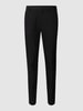 BOSS Slim fit 1-knoops colbert van scheerwol Zwart
